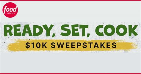 hgtv sweepstakes food network|Ready, Set, Cook $10k Giveaway .